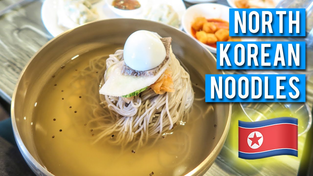 Eating North Korean Noodles (ft. Woojong Yi) ● Nengmyun in Seoul
