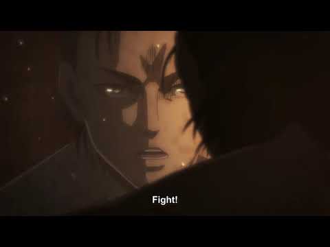 Eren saying TATAKAE - Eren talking to himself-  attack on titan (SUB)