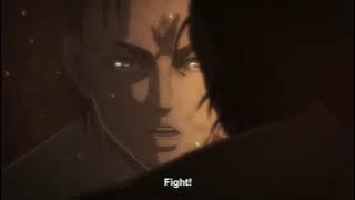 Eren saying TATAKAE - Eren talking to himself-  attack on titan (SUB)