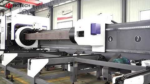 12m auto loading and 12m auto unloading laser tube cutter with 550mm four chucks