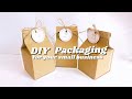 DIY Packaging Idea 🍰 | milk box l eco-friendly