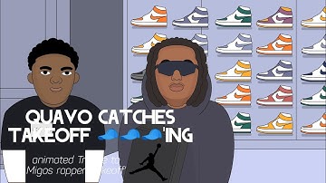 When Quavo catches Takeoff in a lie | Takeoff tribute | Animated skit