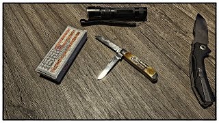 W. R. Case & Sons Cutlery Mini Trapper Bone Stag (65305) EDC Gear Tool Werkzeug