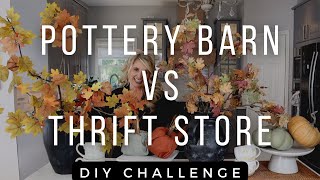 pottery barn vs thrift store | diy fall decor