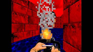 Hitscan attacks stopped in mid-air on Doom level E3M6