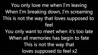 Jeremy Thurber - Love Me When I'm Leaving (lyrics)