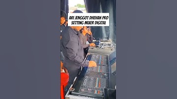 ari jenggot juga setting mixer digital. #dhehanproaudio #dhehanaudio #soundhajatan #soundsystem