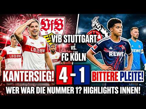 SPEKTAKEL IN STUTTGART! VfB Stuttgart & 1. FC Köln liefern sich heißen Taktik-Krimi | Highlights