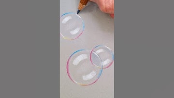 Draw Soap Bubbles #drawing #realisticdrawing #soapbubbles