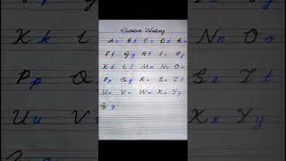 Cursive Writing a to z Cursive abc Cursive Letters Cursive Handwriting Cursive Writing For Beginners