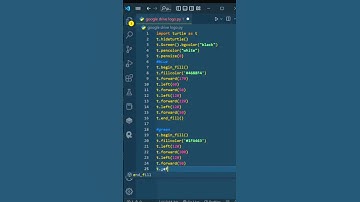 Google Drive logo in python turtle #ytshorts
