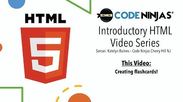 Web Design Video Series -- Making Flashcards