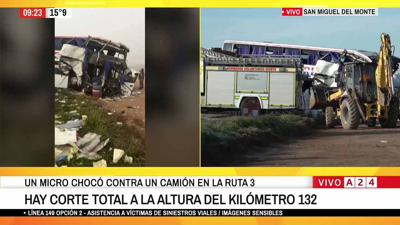 🚨 TRÁGICO ACCIDENTE EN RUTA 3 DEJA CUATRO MUERTOS Y 16 HERIDOS 🚨 - YouTube
