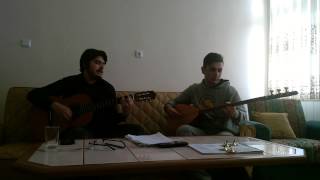 Düşlerde sevdim seni gitar ve saz