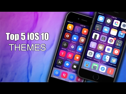 Top 5 Themes Compatible with iOS 10 - iOS 10.3.3