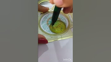 Spirograph art shorts video 😍 #satisfying #art #spiroart #spirography #shortvideo