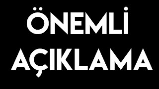 Önemli̇ Açiklama Vi̇deosu 