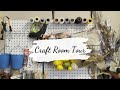 Craft Room Tour || Craft Organization || DIY Organization || Organization Hacks || Craft Stash