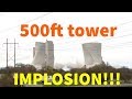 500FT tower IMPLOSION!!! The deconstruction of Brayton Point.