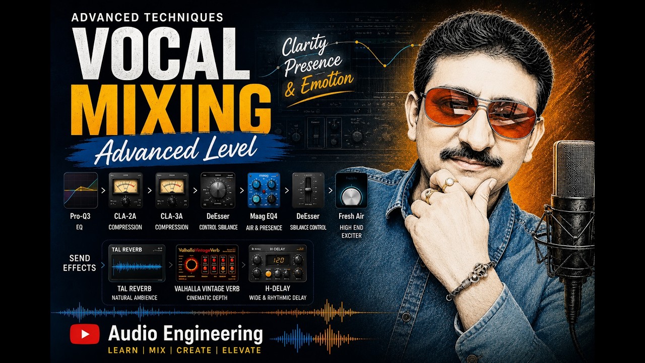 How To Mix Vocals Like A Pro | Advanced Vocal Processing 🔥🔥 - YouTube