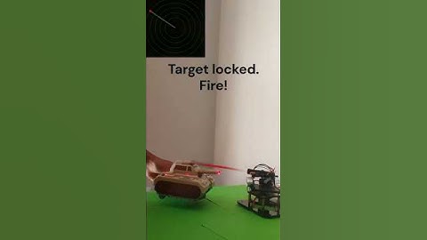 DIY Arduino Defensive Shooting Radar with Laser Targeting