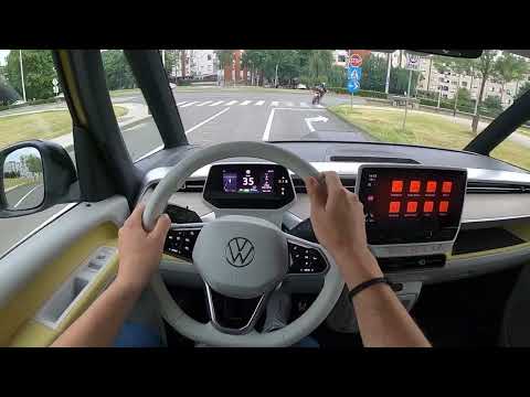 2023 Volkswagen ID. Buzz [77 kWh, 204 HP] POV Test ride #104 CARiNIK