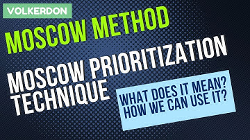 MoSCoW prioritization technique