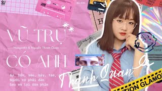 Vũ Trụ Có Anh - Phương Mỹ Chi x DTAP (Ft. Pháo) | Cover by Honganhh Ft. Quinn (Lyrics Video)