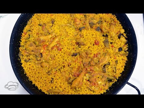 cOMO hacer ARROZ EN PAELLA muy fácil con ingredientes y SABORES DEL CAMPO