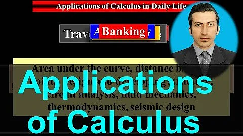 Applications of Calculus in daily life, how and where to use Calculus? - by #Moein