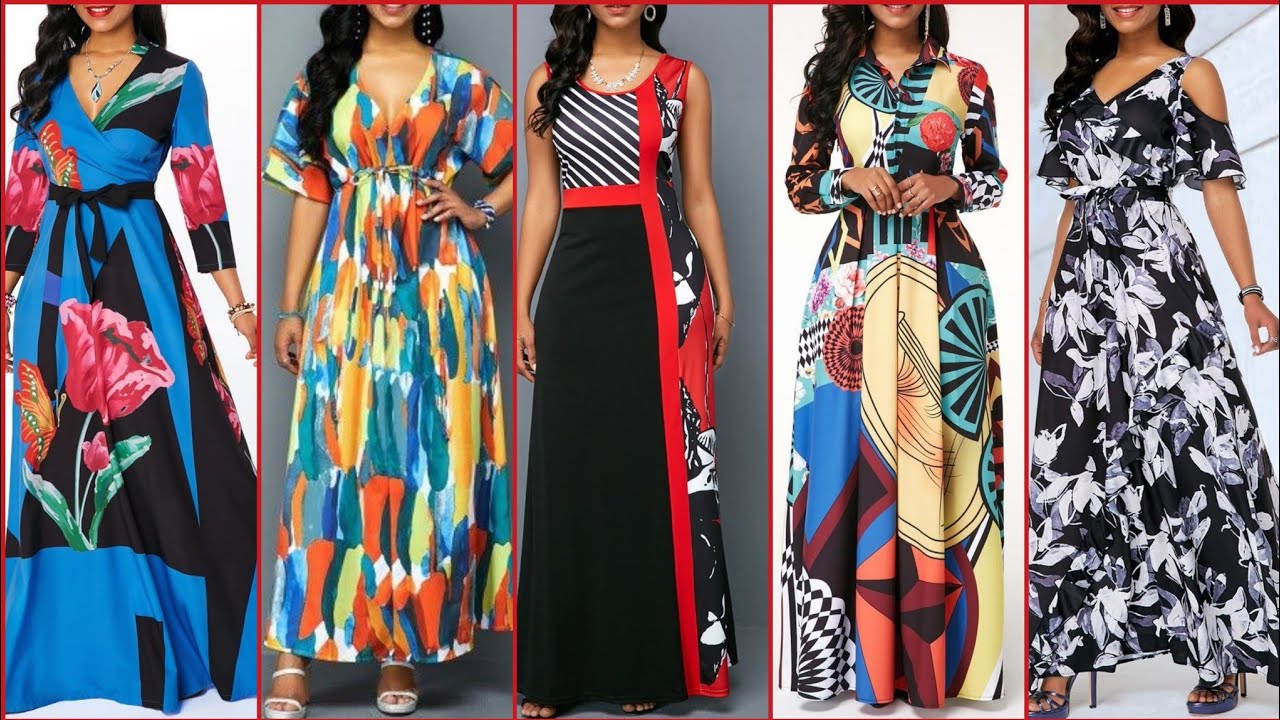 Top Classy Stylish And Trendy Designer Printed Maxi Design 2019 /20