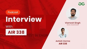 How to crack GATE | Journey and Preparation Strategy ft. Ashish Verma | AIR 338