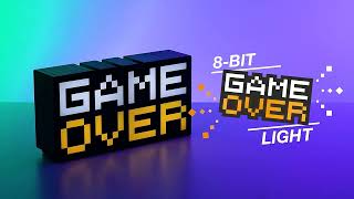 Game Over Light 8-Bit Pixel
