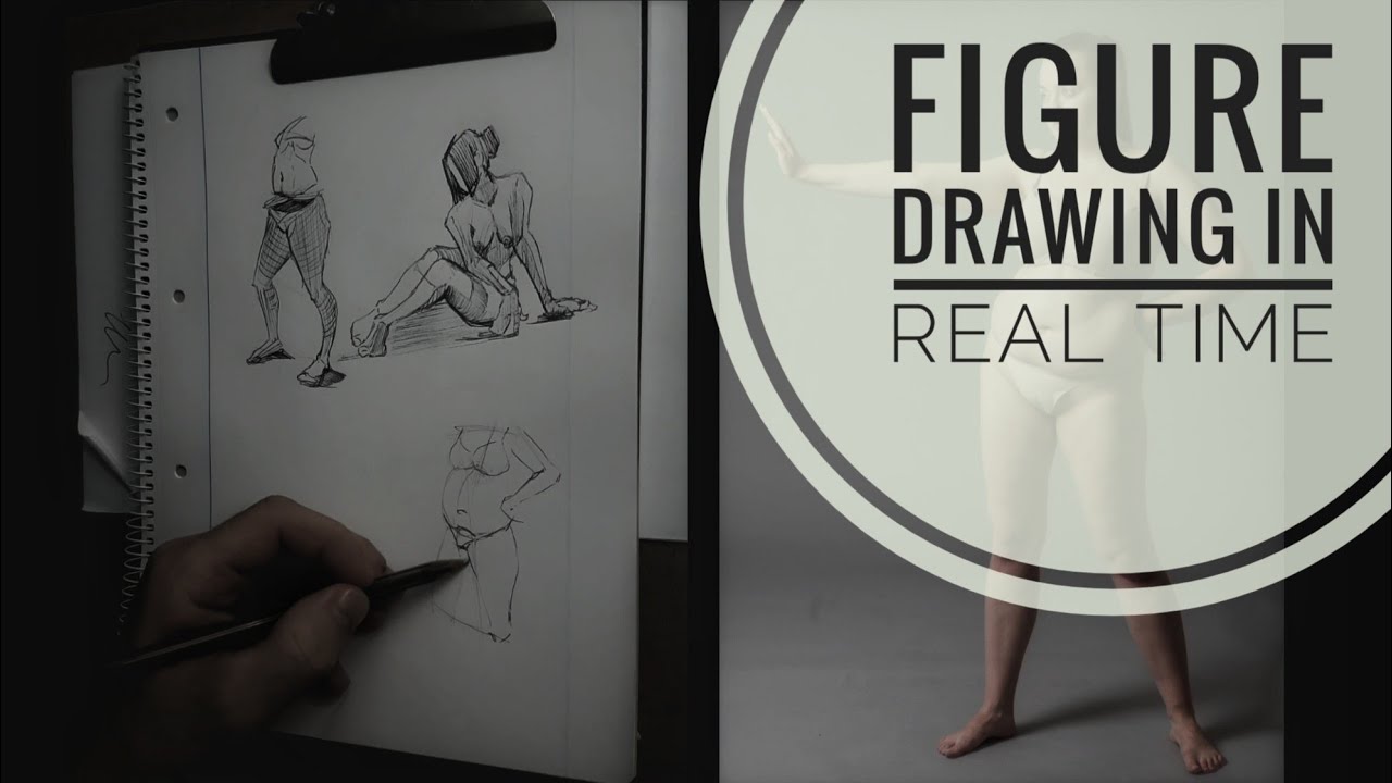 Figure Line Drawing Practice Figure Drawing Practice, REAL TIME (no commentary) - YouTube
