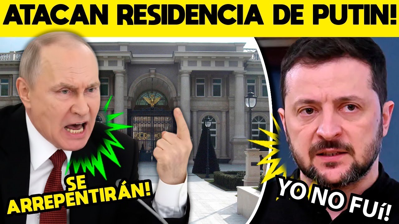 ATACAN RESIDENCIA DE PUTIN! ZELENSKY DICE “YO NO FUI!!”