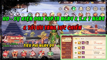 Mãnh Tướng Xuất Chiến NGÀY 7 HƯỚNG DẪN TỐI ƯU QUÀ ĐUA TOP & SỰ KIỆN 7 NGÀY - TỐI ƯU TĂNG LỰC CHIẾN.