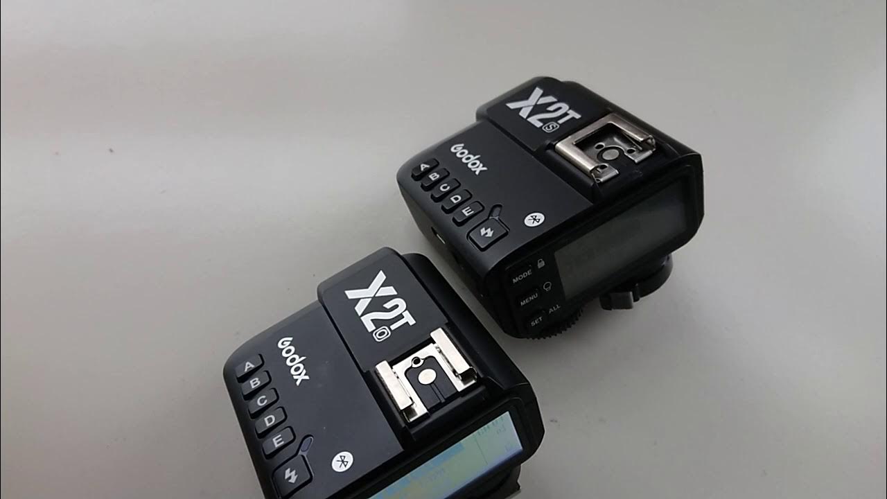 Godox x2t transmitters how to quickly turn channels on and off. YouTube
