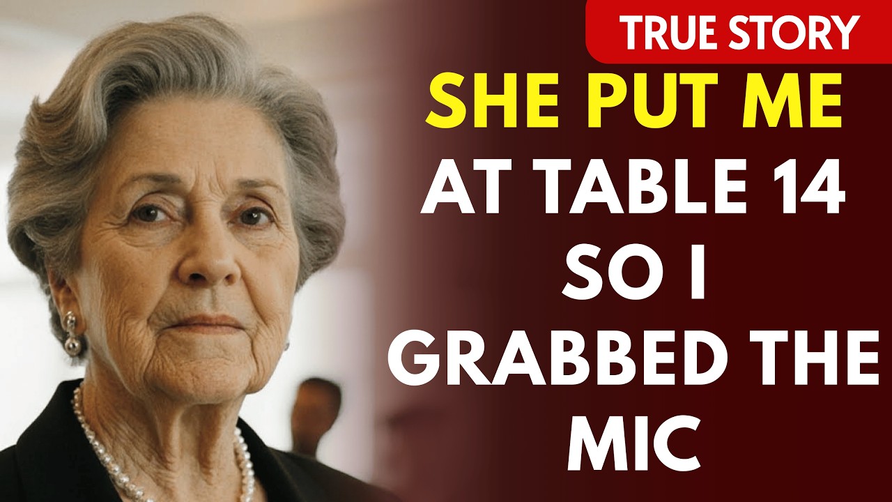 My son's wife put me at table fourteen for his own wedding — but when the DJ called my na...