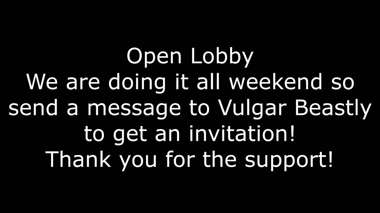 Vulgar GoW Open Lobby Celebration!