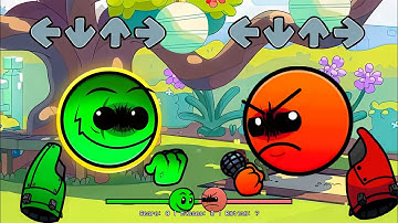 FNF Geometry Dash 2.3 VS NEW Geometry Dash 2.0 All Phases Sings Can Can | Fire in The Hole FNF Mods