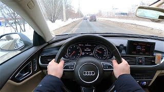 2011 Audi A7 2.8 FSI 204 Quattro S tronic POV TEST DRIVE