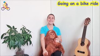 Going on a bike ride - Action song | Nursery rhymes & kids songs to sing and move along
