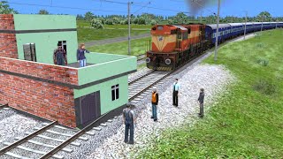 House? vs Train | Stops The Train - Crazy People Made The house on Track | Railroad