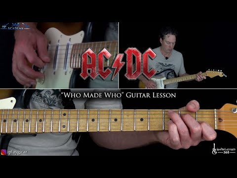 Who Made Who Guitar Lesson - AC/DC