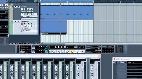 Steinberg Cubase Four - 12. Recording Midi - How To Tutorial
