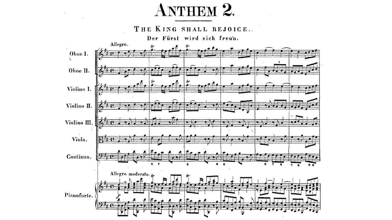 Score] Handel - The King Shall Rejoice, HWV 260 (Coronation Anthem