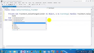 Get current value of Trackbar control in VB NET 2012