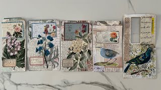 Craft with me #whatsinmybox | Random ephemera making session EP 19