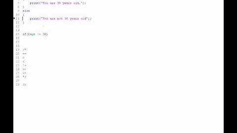 PHP Lekcja 4. Instrukcja warunkowa IF ELSE