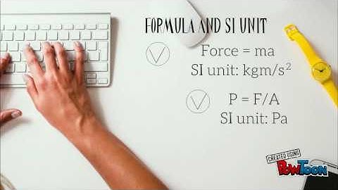 differences between force and pressure by farra